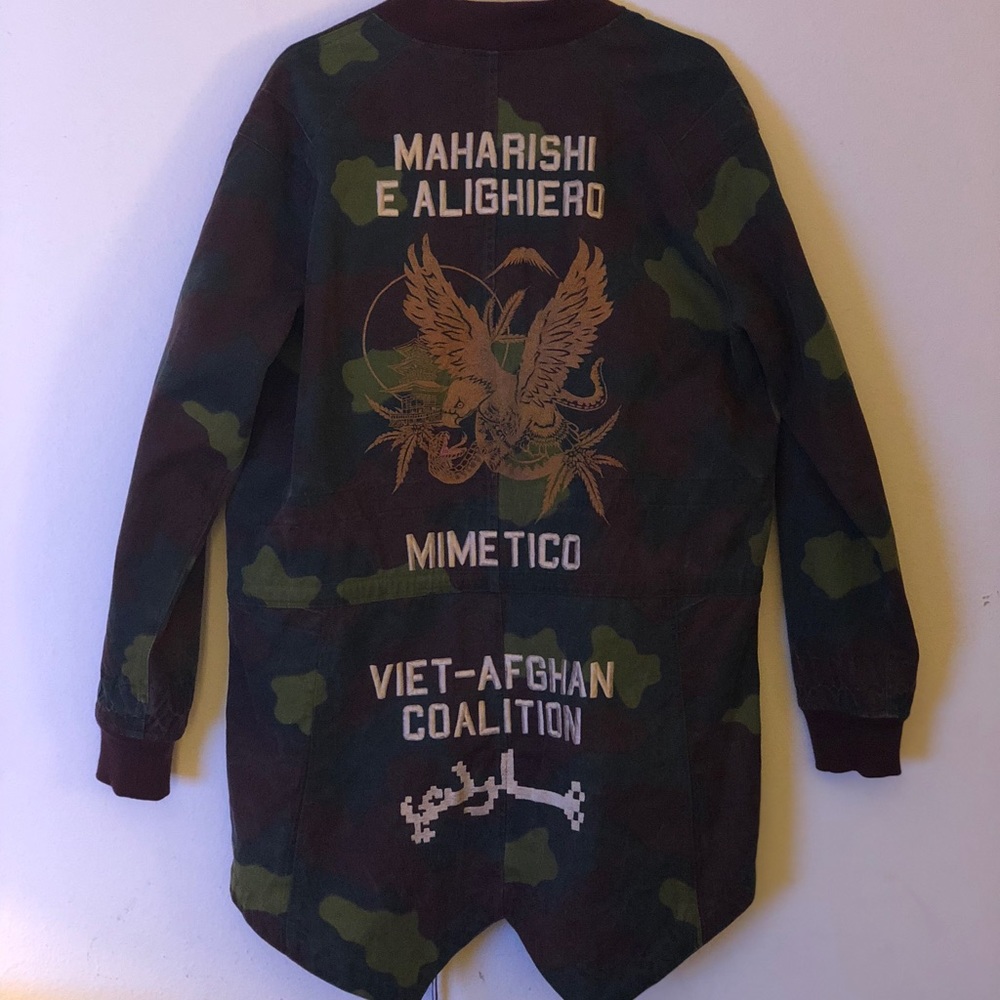 Maharishi parka upcycled from Vfiles